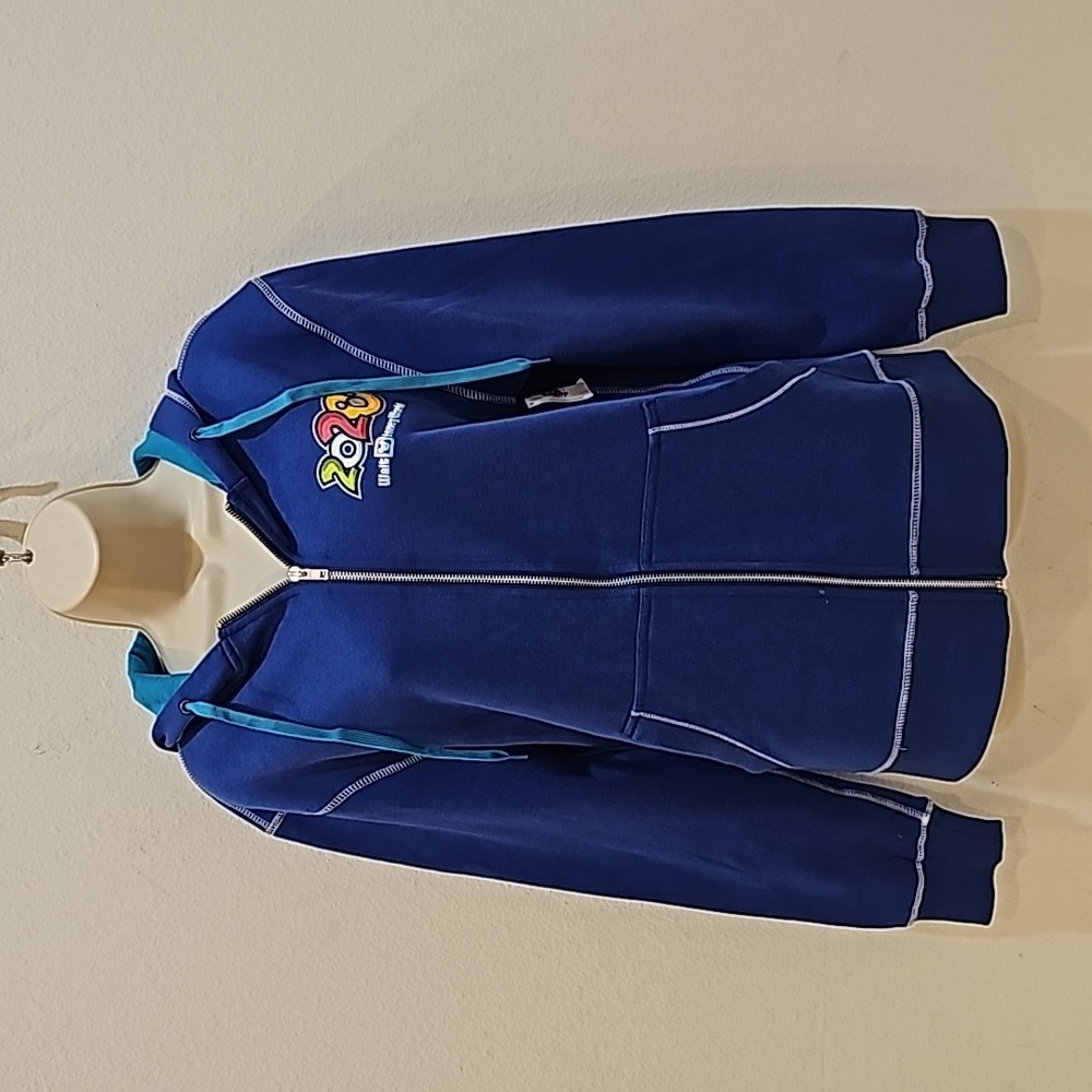 Disney 2020 Hoodie sweater zipper up Blue Size S NWT